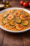54 Spaghetti con Gamberi e Zucchine